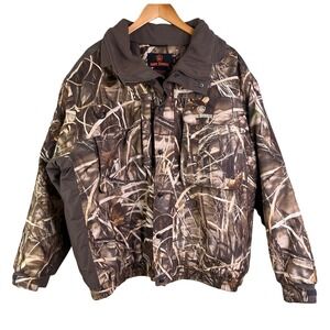 Game Winner Advantage Max 4 Camo Heavy Insulated Multi Pocket‎ Jacket Coat 2XL